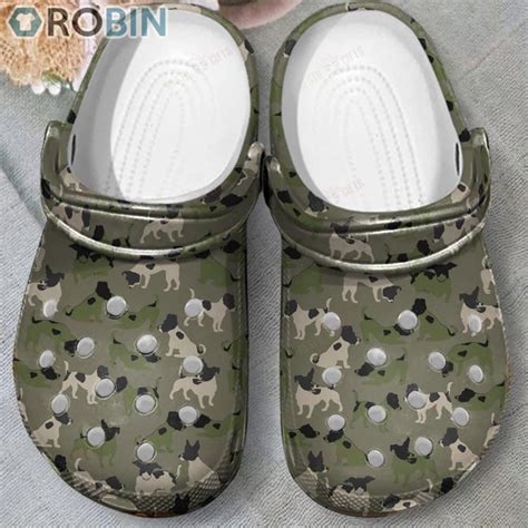 Boxer Dog Camo Crocs For Dog Love Robinplacefabrics