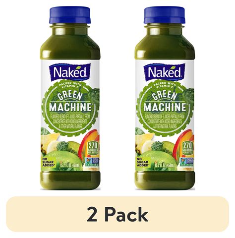 Pack Naked Juice Green Machine Flavored Juice Smoothie Blend Fl Oz Walmart