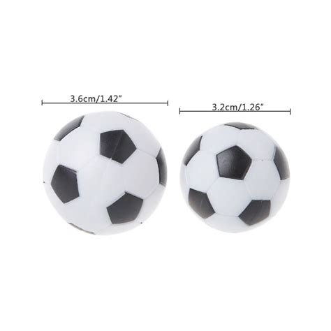 2 Stuks Resin Tafelvoetbal Tafel Voetbal Bal Indoo Grandado