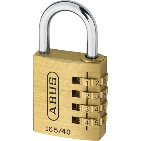 Abus Messing Hangslot Met Cijfercode Slotenonline