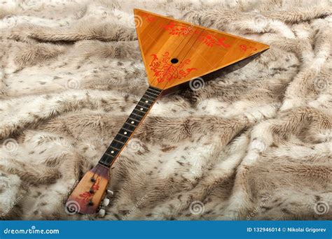 Russian Musical National Instrument Balalaika Stock Photo Image Of