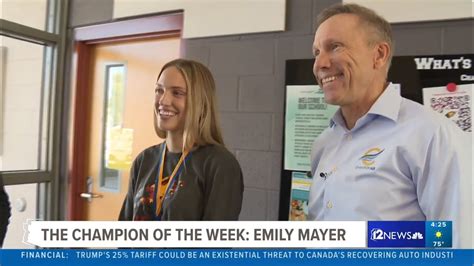Champion Of The Week Emily Mayer Youtube