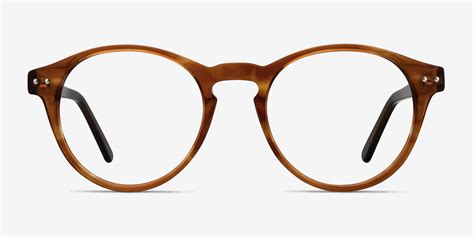 Method Round Brown Full Rim Eyeglasses Eyebuydirect