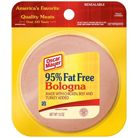 Oscar Mayer 95 Fat Free Bologna 12 Oz Delivery Or Pickup Near Me