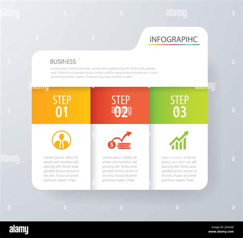 Infographic Tab Index Design Vector And Marketing Template Business