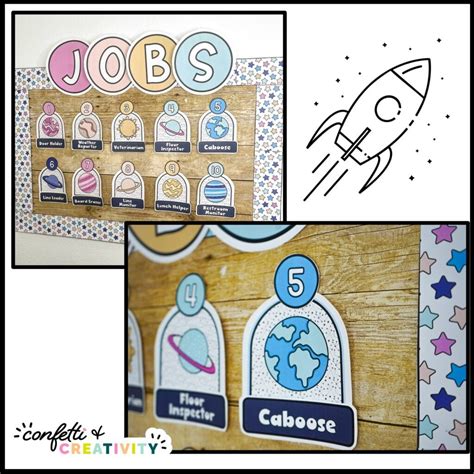 Space Classroom Decor Bundle