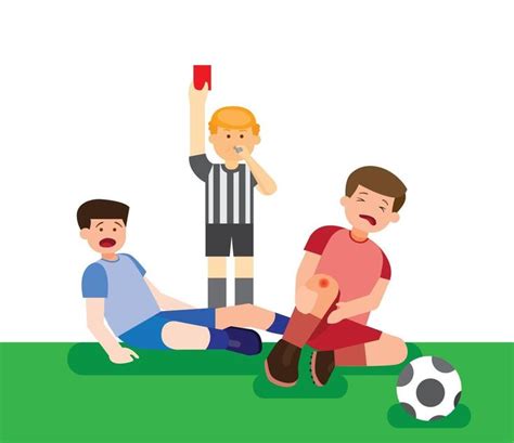 Injured Soccer Players Clip Art