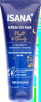 ISANA Night Beauty krem do rąk z naturalnym ekstraktem z lawendy