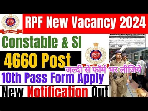 APPLY NOW 4660 POST RPF SI AND CONSTABLE RECRUITMENT