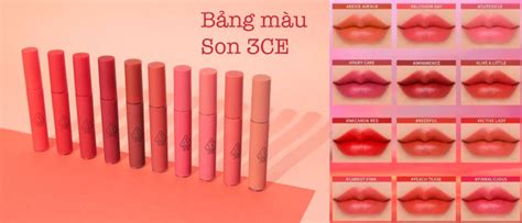 [review] Tất Tần Tật Các Bảng Màu Son 3ce được Săn Lùng Nhiều Nhất