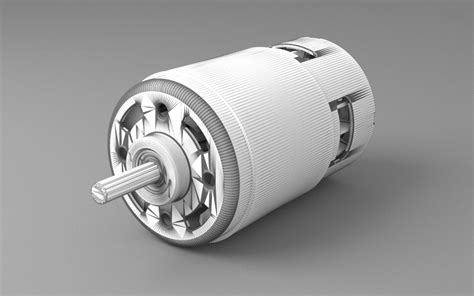 Dc Motor 3d Model 20 Unknown Ige Stl Obj Max Sldas Fbx Free3d