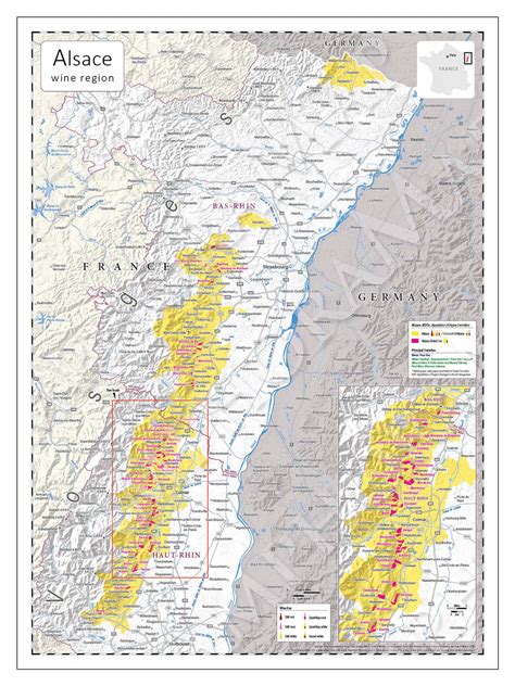 Alsace Wine Map - AmphoraMap