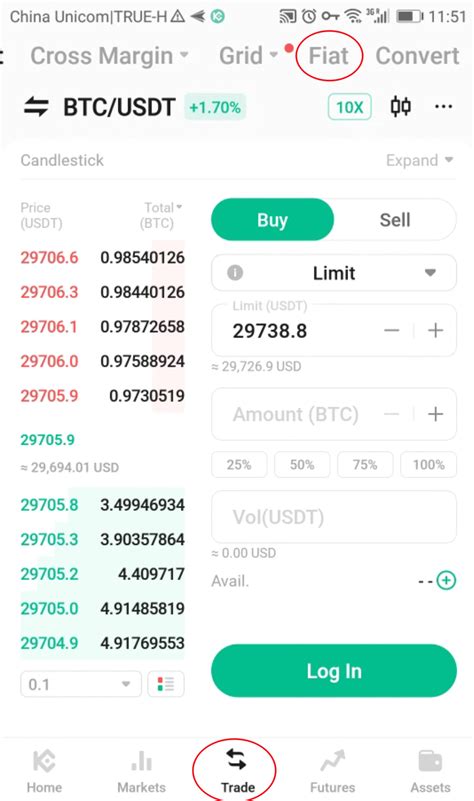 How To Sell Crypto Assets Via P P Trading On Kucoin App Kucoin