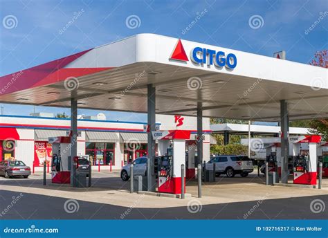 Citgo Gas Station Exterior and Logo Editorial Photography - Image of power, pump: 102716217