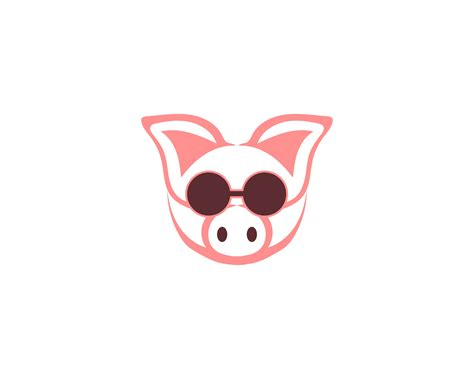 Pig Head Logo Animal 580297 Vector Art At Vecteezy