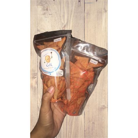 Jual Keripik Pangsit Goreng Balado Bbq Pedas Manis Original Shopee