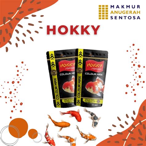 Jual Hokky Gold Fish Colour Max Pakan Ikan Shopee Indonesia