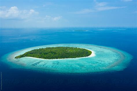 "Coral Island In The Raa Atoll Maldives" by Stocksy Contributor "Eyes ...