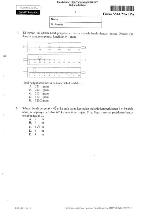 Un Fisika Sma Pdf