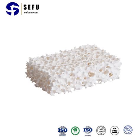 Ceramic Foam Filter Plate Alumina Ceramic Foundry Filters For Aluminum