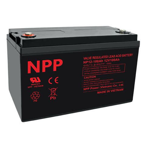 Maintenance Free 12v Sealed Lead Acid Battery With Rated Capacity Of