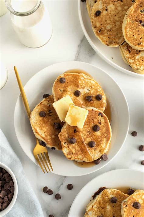 Chocolate Chip Pancakes The Bakermama