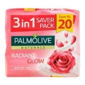 Palmolive Natural Soap Radiant Glow 450 Gm 3 In One Pack GradeOneMart