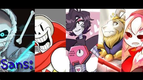 As Vozes Dos Personagens De Undertale Dublado YouTube