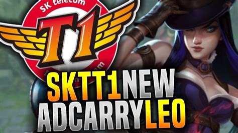 Skt T New Adc Leo Plays Caitlyn Vs Bang Ezreal Skt T New Adc Leo