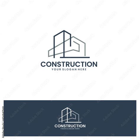 construction , logo design inspiration Stock Vector | Adobe Stock