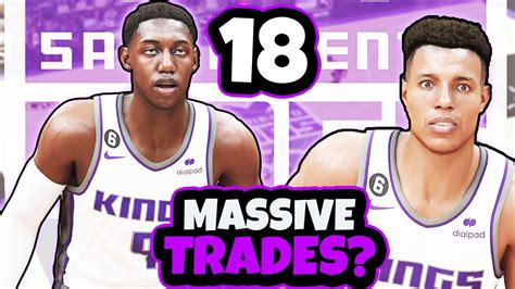 MASSIVE TRADES Shape Our Season Sacramento Kings NBA 2K23 Eras