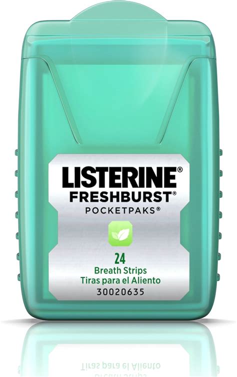 Amazon Listerine PocketPaks Breath Strips Fresh Burst 72 Count