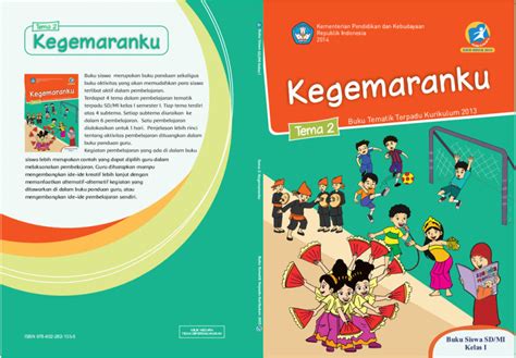 Download Revisi Buku Tematik Kurikulum 2013 Sd Mi Kelas 1 Tema 2