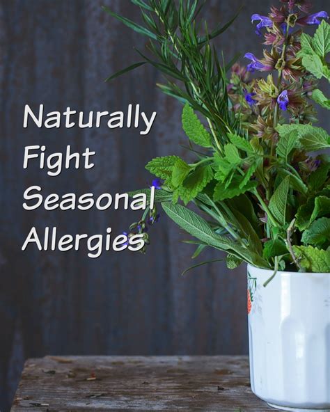 Naturally Fight Seasonal Allergies • Simple At Home