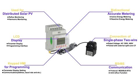 Acrel Acr R D Te V A Input Bidirectional Single Phase Rs