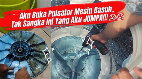 Cara Buka Pulsator Mesin Basuh Diy Toshiba Youtube