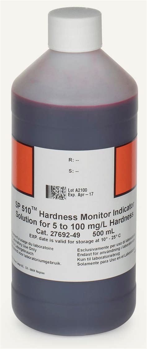 Hach Company Hardness Indicator Solution Mg L Ml