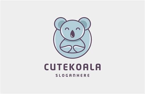 Premium Vector Cute Koala Logo Koala Icon Template