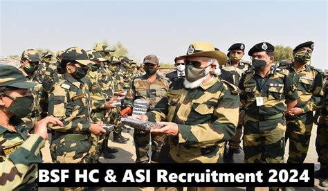 Bsf Hc And Asi Recruitment Admit Card Out Soon