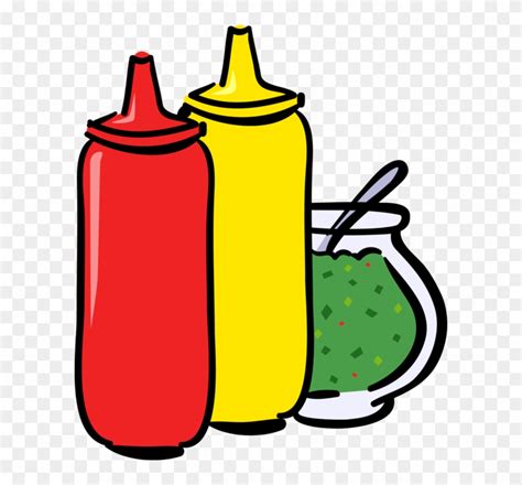 Vector Illustration Of Ketchup Mustard And Relish Ketchup Mustard