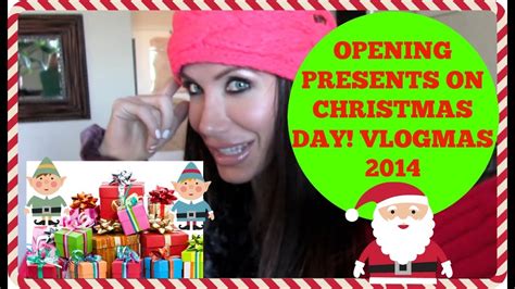 Opening Presents On Christmas Day Vlogmas Day 25 2014 Youtube