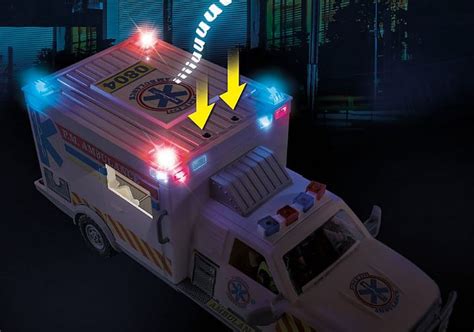 Playmobil City Action Ambulance Avec Secouristes Et Bless