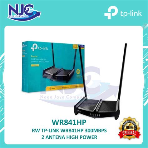 Tp Link Tl Wr Hp Mbps High Power Wireless N Router Black