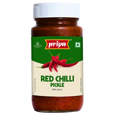 Priya Red Chilli Pickle Variety Foods Uk