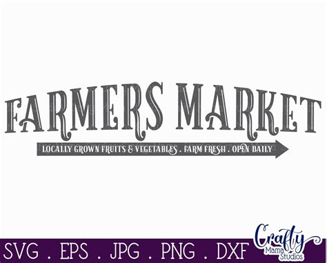 Farmers Market Svg Farmhouse Svg Farmers Market Sign Svg - Etsy