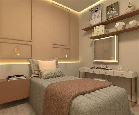 Ideia De Quarto Feminino - Decoração de quarto feminino: 40 ideias para te animar! - Dicas Decor