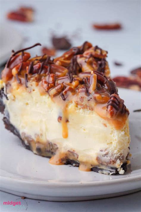 The Best Turtle Cheesecake Recipe • MidgetMomma