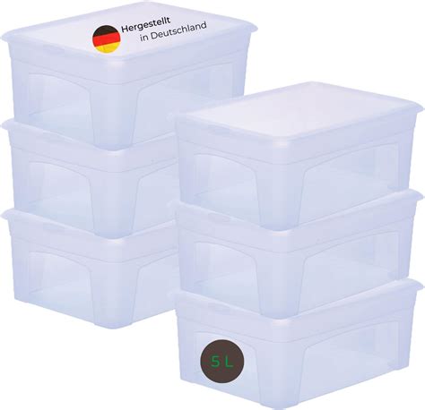 Smartstore Aufbewahurngsbox Mit Deckel Klein L Transparente Und