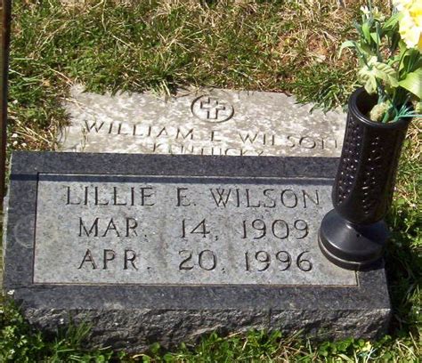 Lillie Esther Cochran Wilson 1909 1996 Find A Grave Memorial