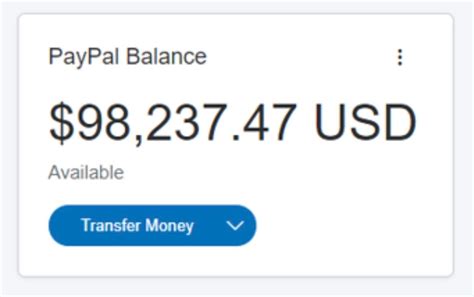 Paypal Account With Money